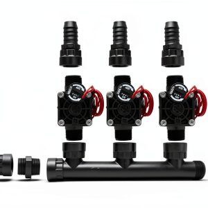 Hunter PGV101-MM 3-Zone Valve Kit with Barb Insert - 3 Valves-0
