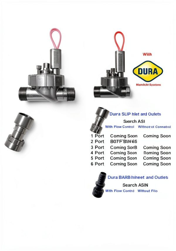 Hunter PGV100-MM 5 Zone Dura Manifold Valve No Flow Control PGV100G-1