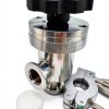 Manual Right Angle Valve BROWNIAN KF16 Stainless Steel Valve Silver-2