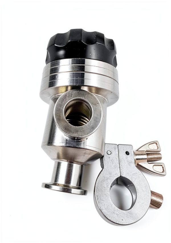 Manual Right Angle Valve BROWNIAN KF16 Stainless Steel Valve Silver-3