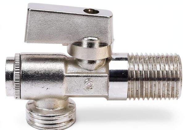 Angle Stop Valve Brass 1/4 G1/2 Inlet/Outlet NOENNULL Globe-4
