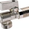 Angle Stop Valve Brass 1/4 G1/2 Inlet/Outlet NOENNULL Globe-7