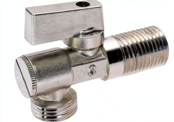 Angle Stop Valve Brass 1/4 G1/2 Inlet/Outlet NOENNULL Globe-7