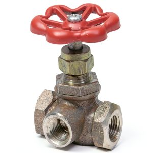NIBCO Fig No KT-291-W3 1/4 in Bronze Globe Valve, Side Outlet Threaded-0