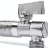 Angle Stop Valve Brass 1/4 G1/2 Inlet/Outlet NOENNULL Globe-0