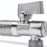Angle Stop Valve Brass 1/4 G1/2 Inlet/Outlet NOENNULL Globe-0