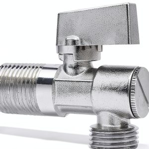 Angle Stop Valve Brass 1/4 G1/2 Inlet/Outlet NOENNULL Globe-0