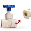 EFIELD 3/4" CTS x 3/4" CPVC Stop Valve with ABS Handle – Pack of 2-3