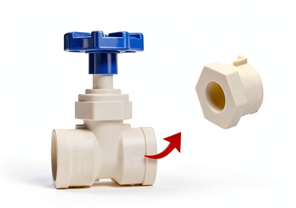 EFIELD 3/4" CTS x 3/4" CPVC Stop Valve with ABS Handle – Pack of 2-3