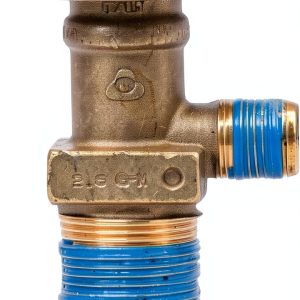Cavagna Propane LP Forklift Liquid Service Fill Valve, Brass, Forged Brass Handwheel, 3/4" NGT x 3/8" NPT, DOT/ASME Compatible, Globe Valve-0