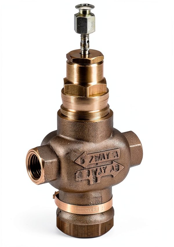 Honeywell V5011N1065 1" 2-Way F-NPT Globe Valve Stainless Steel Stem-0