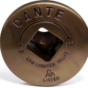 Satin Nickel Floor Plate for Dante Globe Valve – Zamak #3, 2‑1/16"-0